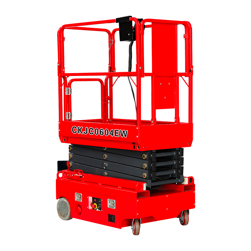 CKJC0705EW CKJC0604EW CKJC0503EW Mini elektrisk mobil saxlyft med universalhjul 